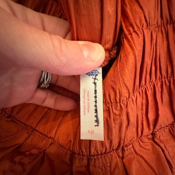 People Movement The Way Home Joggers Cinnamon Orange Track Pants Small - Picture 4 of 8